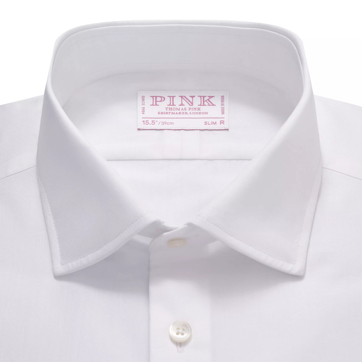 White Slim Fit Formal Ramses Poplin Shirt
