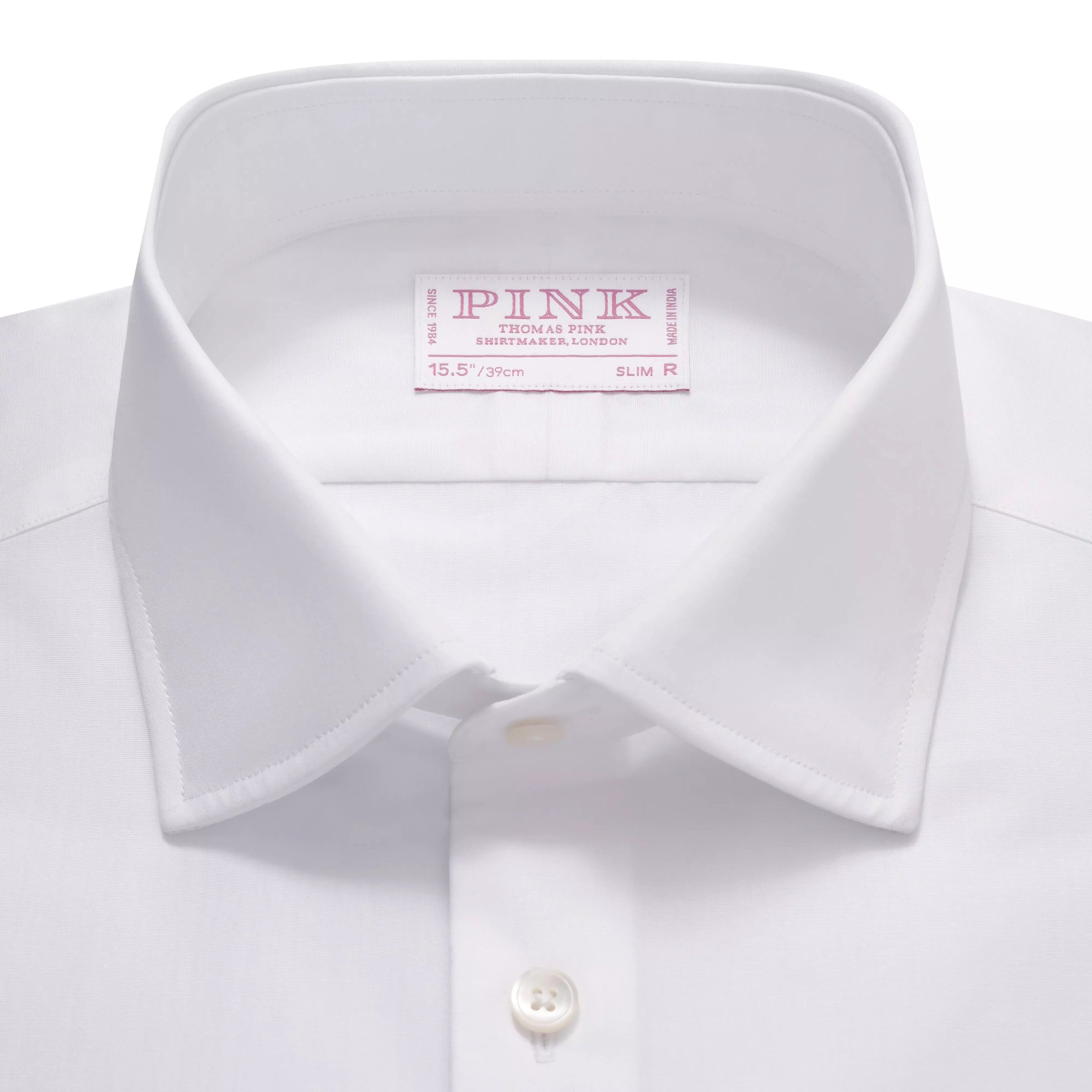 White Slim Fit Formal Ramses Poplin Shirt