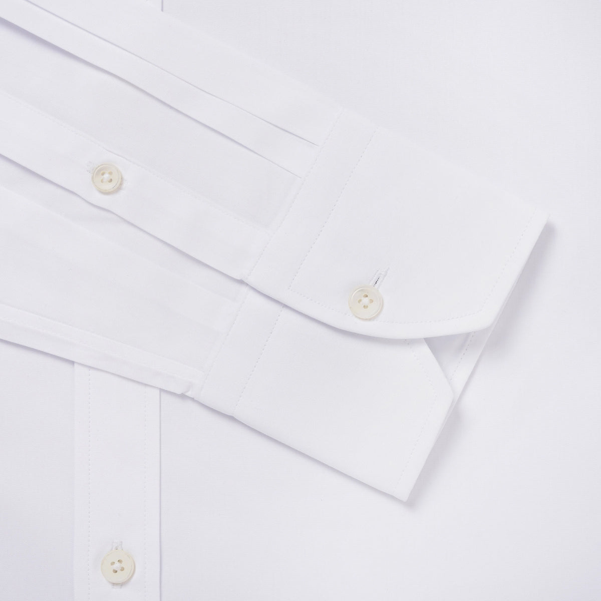 White Slim Fit Formal Ramses Poplin Shirt