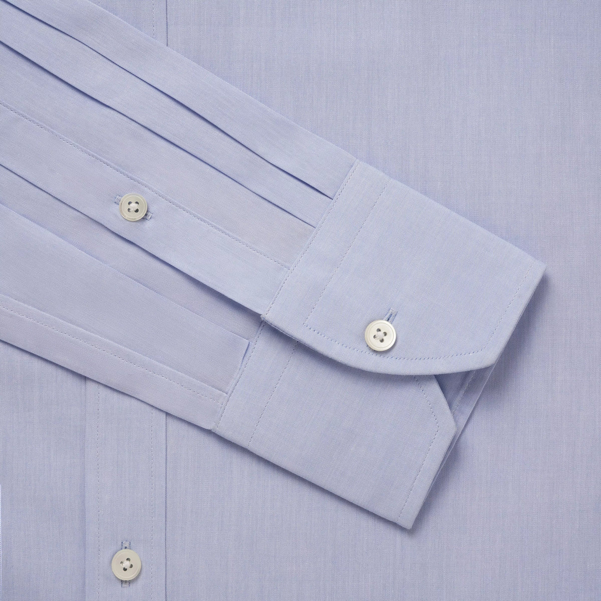 Blue Slim Fit Oriali Plain Formal Shirt